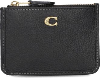 Coach Accessoires, Dames, Zwart, ONE Size, Minimalistische ID-kaarthouder