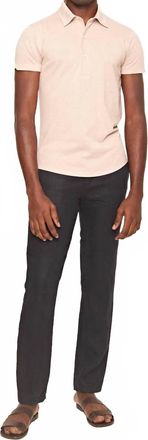 Orlebar Brown Cornell Linen Trouser In Night Iris