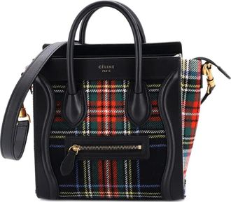 Celine Luggage Bag Tweed Nano tote bag - Multicolore