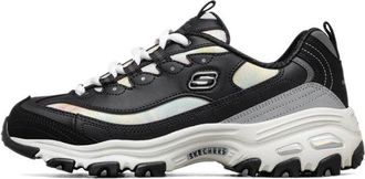 Skechers (WMNS) Skechers Dlites 1.0 Running Shoes Black/White/Grey 149240-BKGY