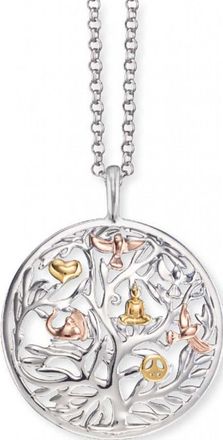 Engelsrufer Womens ERN-TREE-TRICO Ladies Tree of Life Necklace Silver Sterling - One Size