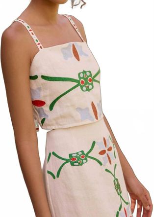 Marie Oliver Wyatt Top In White