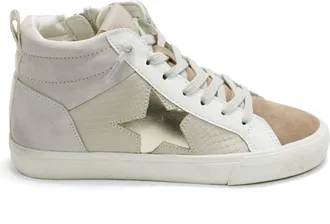 Vintage Havana Womens Axel High Top Sneakers In Blush