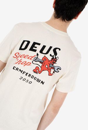 Deus Dogleg Tee dirty white