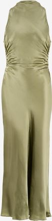 Reformation Langes Seidensatinkleid Casette Artichoke