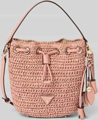 Guess Handtasche in Flecht-Optik Modell Ofelia in Rosa, Gr&ouml;&szlig;e 1