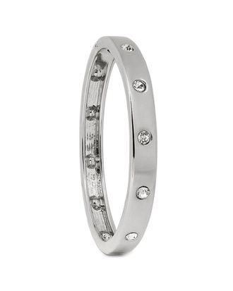 Saachi Saachi Studded Hinged Bangle Bracelet