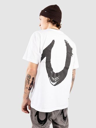 True Religion Relaxed Nu Brush T-Shirt weiss