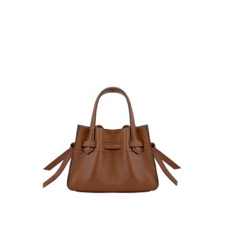 Pourchet Tassen, Dames, Bruin, ONE Size, Leer, Blossom PM
