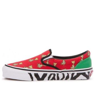 Vans X ARIES OG CLASSIC SLIPON Red White VN0A32QNPV5