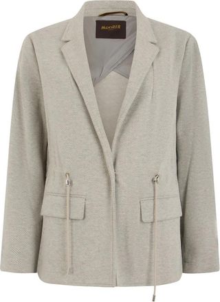 Moorer Unlined Blazer - Dames - Blazers - Grijs - XS - Polyester - Jassen