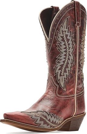 Laredo Coyote Creek Womens Boots Red : 8.5 B - Medium, Leather