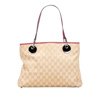 Gucci Pre-owned Tote Bags, female, Beige, Size: ONE SIZE Pre-owned Tote Bag