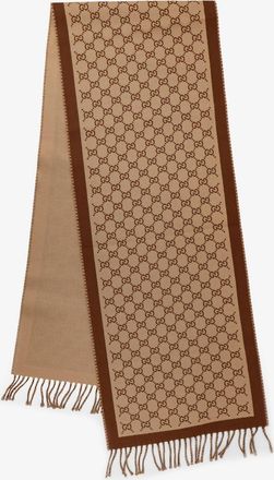 Gucci Sciarpa in lana con motivo GG - GUCCI - gender_Woman