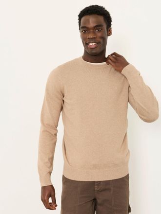 Fat Face FatFace Rye Natural Crew Neck Knitted Jumper