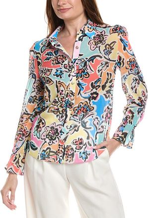 Milly Milly Lacey Rainbow Oasis Blouse