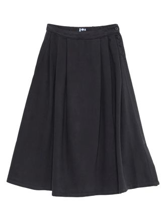 Labo Art A-line midi skirt - Blue