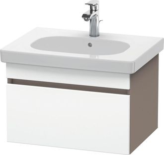 Duravit Duravit - Mueble Bajo Lavabo Durastyle 453x600x398mm Blanco Mate / Basalto Mate