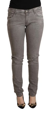 Acht Cotton Low Waist Skinny Push Up blue Womens Jeans
