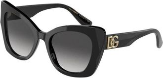 Dolce & Gabbana Authentieke Stijlvolle Zonnebril met Premium Kwaliteit - unisex - Zonnebrillen - Zwart - 53 MM - Accessoires