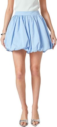 endless rose High Waist Bubble Miniskirt in Blue at Nordstrom, Size X-Small