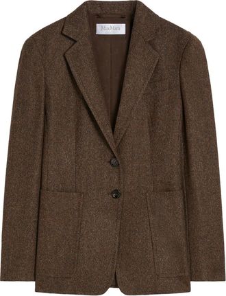 Max Mara Brown Wool Blazer