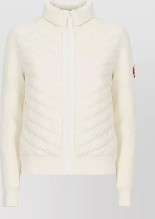 Canada Goose quilted padded jacket high neck sleeves zip