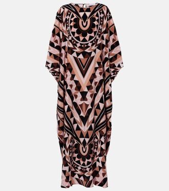 Pucci Manuba silk cr&ecirc;pe de chine kaftan
