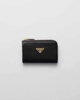 Prada Saffiano leather keychain