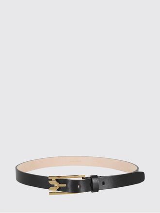Victoria Beckham Cintura in pelle di vitello liscia con fibbia monogram