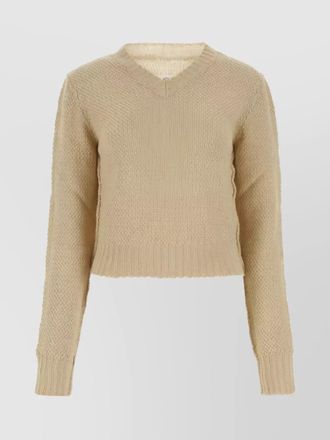 Maison Margiela ribbed hemp sweater