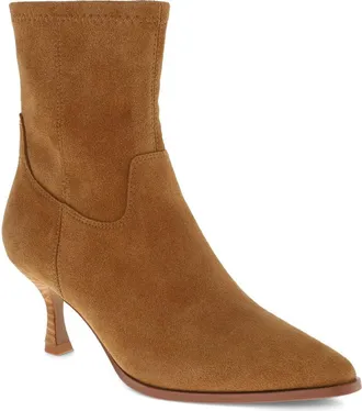 Mia Aletta Pointed Toe Bootie in Tan at Nordstrom, Size 8.5