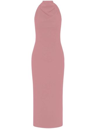 Rebecca Vallance Elora midi dress - women - Polyester/Elastane - 10 - Pink