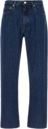 Jil Sander Blue Mid Rise Jeans