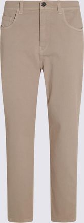 Brunello Cucinelli Beige Cotton Jeans