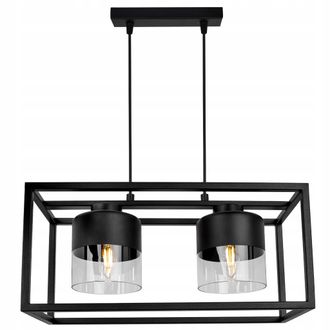 OEM L&aacute;mpara Colgante Elegante Pantalla De Cristal