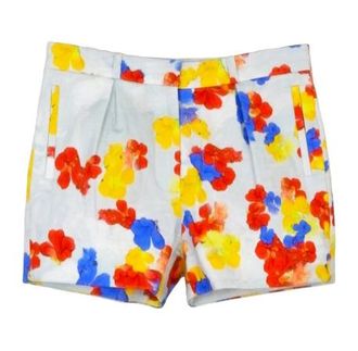 Erdem Floral Print Tailored Shorts Size XS