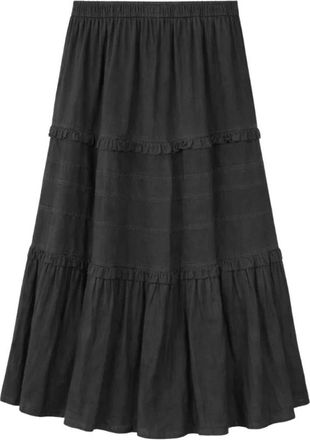 Isabel Marant Isabel Marant, Maxi Skirts, female, Black, Size: XS Valodia Skirt
