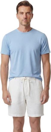 Lords of Harlech Solid Linen Drawstring Short in White at Nordstrom, Size Xx-Large