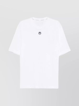Marine Serre lunar organic cotton crew neck t-shirt