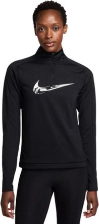 Nike Swoosh Dri-fit Zwart Lichtgewicht Top