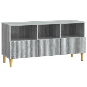 vidaXL Mueble De Tv Con Caj&oacute;n Gris Sonoma 102 X 34,5 X 50 Cm Vidaxl