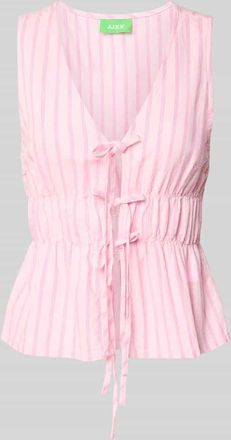 Jack & Jones Top aus Viskose-Leinen-Mix Modell ALMIRA in Pink, Gr&ouml;&szlig;e XS