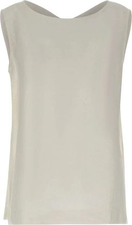 Kaos Kaos, Tops, Dames, Wit, M, Linnen, Linnenmix Top