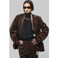 Miharayasuhiro Attached Tie Corduroy Jacket
