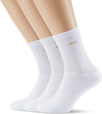 Camano Mens 5943 Socks (Pack of 6), White (White 1), 2.5/5 UK