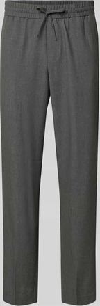 Lindbergh Lindbergh Relaxed Fit Hose mit elastischem Bund in Mittelgrau, Gr&ouml;&szlig;e XXL