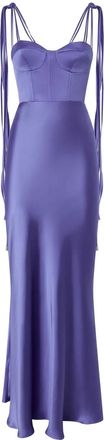 Pinko fringed long dress - Blue