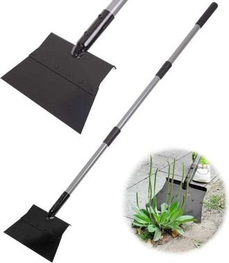 OEM Pala De Limpieza De Jardin - Cabeza De Acero Aleado 30 Cm - Mango Ajustable 137 Cm - Para Desherbar Raspar Y Deshielar - 1 Unidad