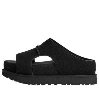 UGG (WMNS) UGG Goldenstar Hi Cutout Slide Platform Black 1175132-BLK